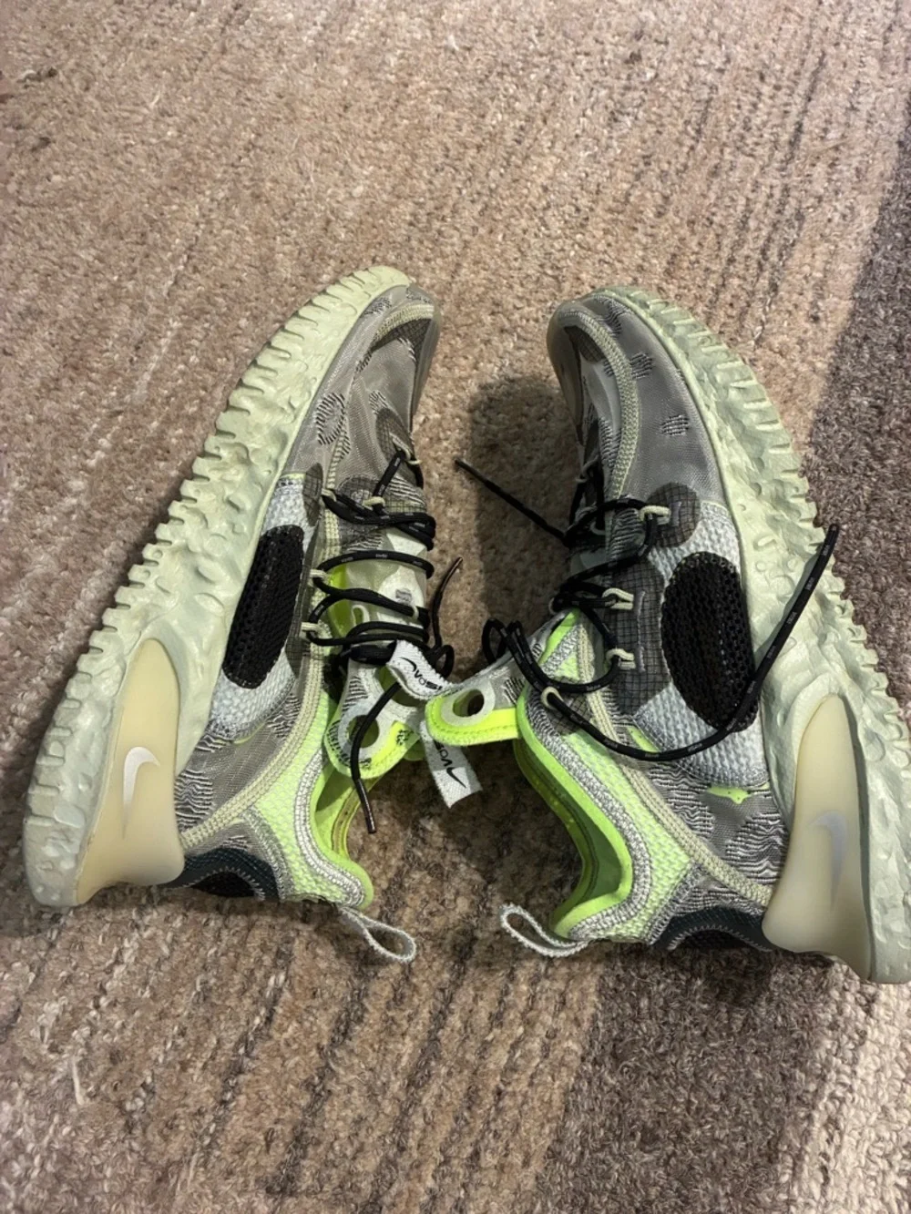 Nike ISPA Flow 2020 SE Spruce Aura Sneakers Size 9 Athletic Trainers
